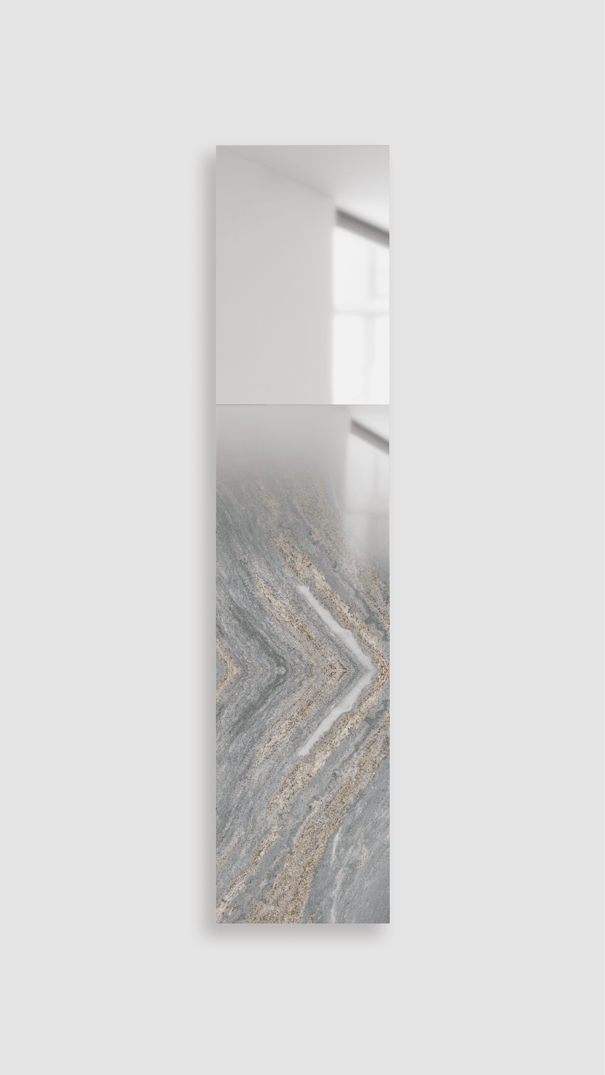 Wall Mirror Palissandro Blu Nuvolato Marble MIRROR/ZERO FADING MARBLE FORMAMINIMA