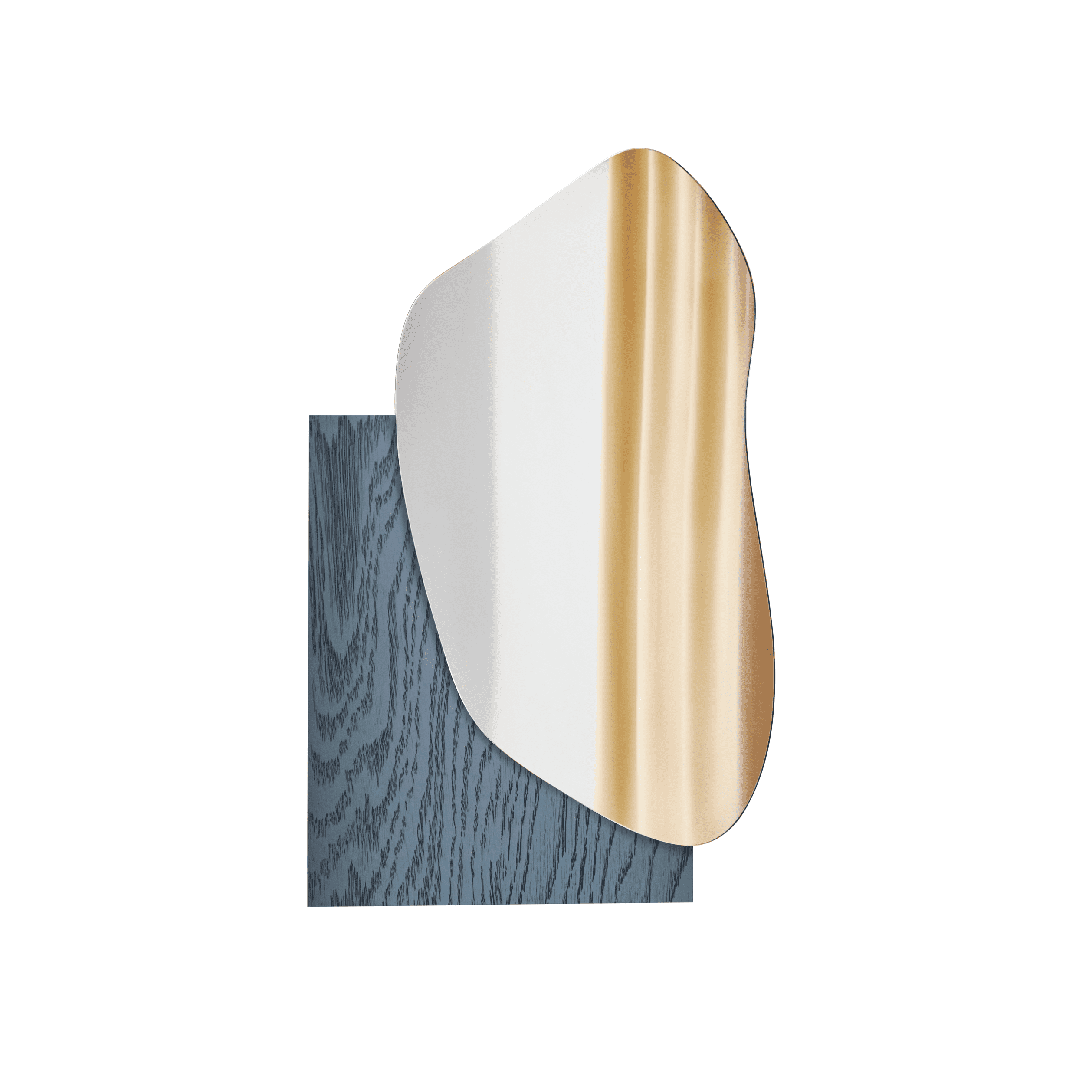 Wall Mirror Veneered Wood LAKE MIRROR 1 NOOM